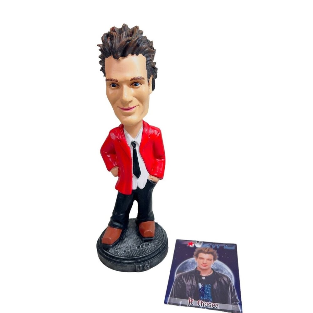 VTG 2001 NSYNC‎ JC Chasez Bobble Head 8” Doll Best Buy Exclusive w/Authenticity